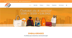 Desktop Screenshot of embalabrindes.com.br